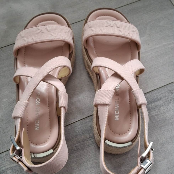 Michael Kors Shoes - Michael Kors Blush Espadrille Sandals